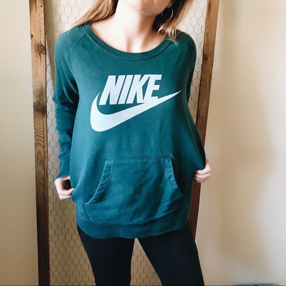 Nike Tops - Nike Retro Crewneck Sweatshirt- Teal